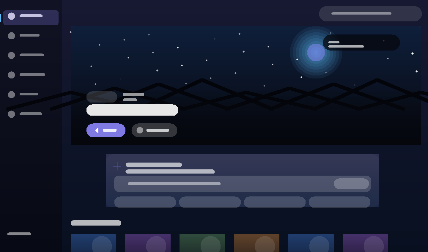 DebridStreamer Discover screen with a featured hero title and a mood-based recommendation row